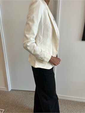 ZARA White blazer XS